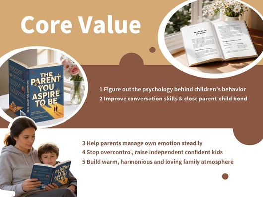 Parenting Guide Book - The Parent You Strive to Be: Tool for Raising Emotionally Healthy Children and Becoming the Caregiver They Truly Need