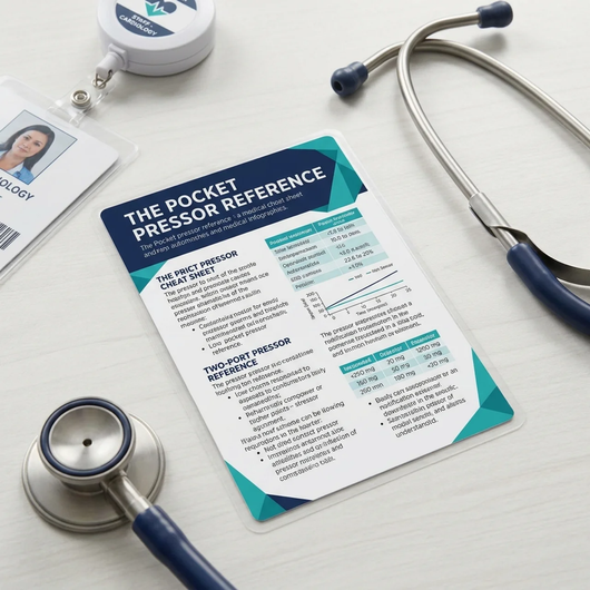 The Pressor & Inotrope Cheat Sheet